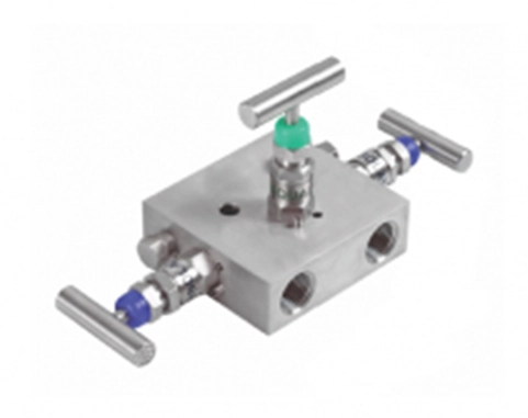 3 Valve Manifold (With Drain) Remote Mounting Type