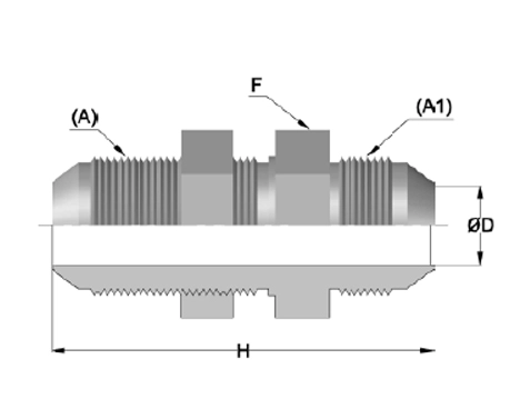 Bulkhead Union Drawing