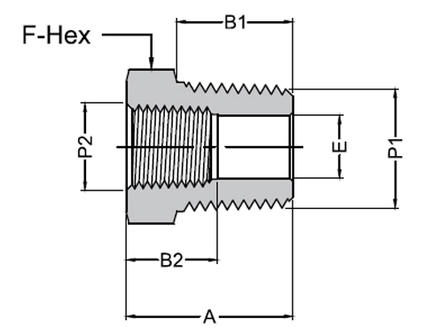 Bushing Reducing Drawing