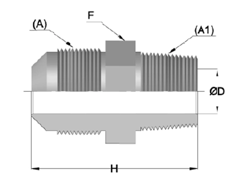 Male Connector Drawing
