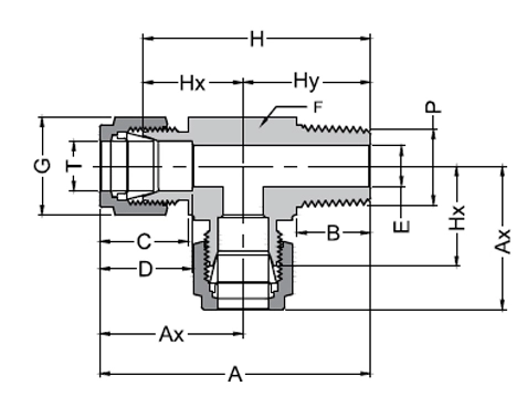 Male Run Tee Drawing