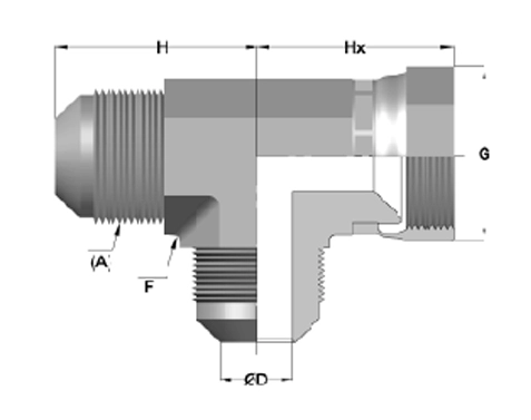 Swivel Run Tee Drawing