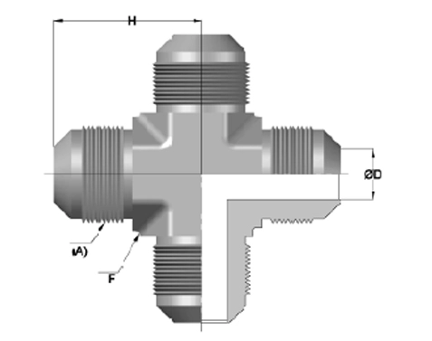 Union Cross Drawing