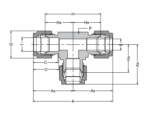 Union Tee Drawing